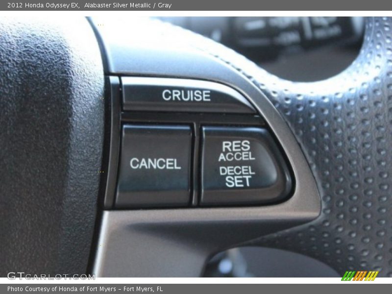 Alabaster Silver Metallic / Gray 2012 Honda Odyssey EX