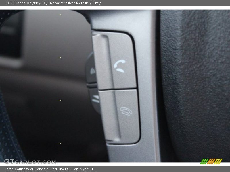 Alabaster Silver Metallic / Gray 2012 Honda Odyssey EX