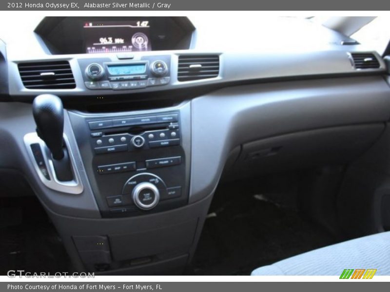 Alabaster Silver Metallic / Gray 2012 Honda Odyssey EX