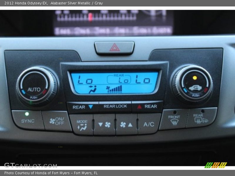 Alabaster Silver Metallic / Gray 2012 Honda Odyssey EX