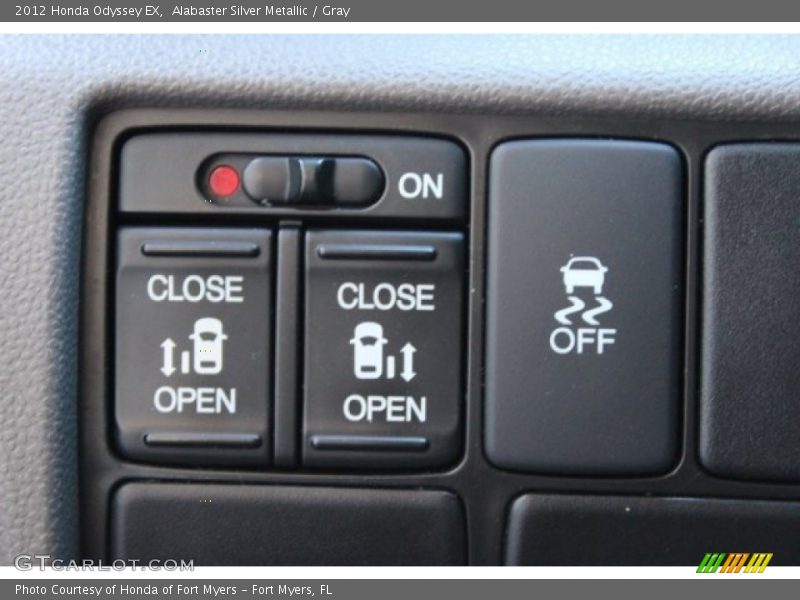 Alabaster Silver Metallic / Gray 2012 Honda Odyssey EX