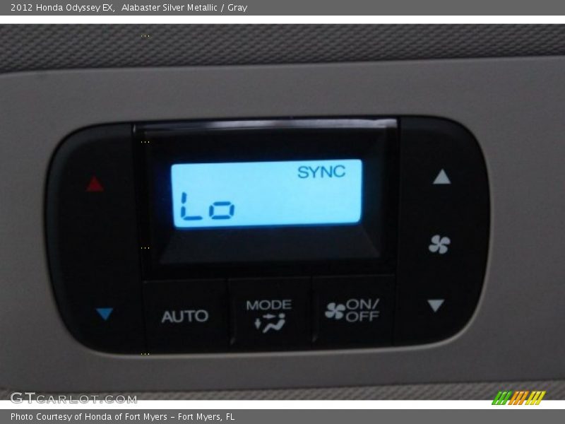 Alabaster Silver Metallic / Gray 2012 Honda Odyssey EX