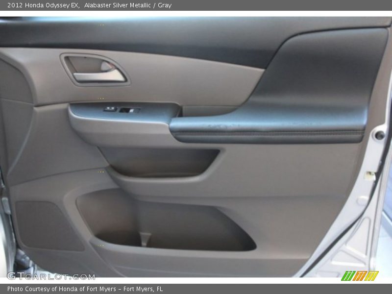 Alabaster Silver Metallic / Gray 2012 Honda Odyssey EX