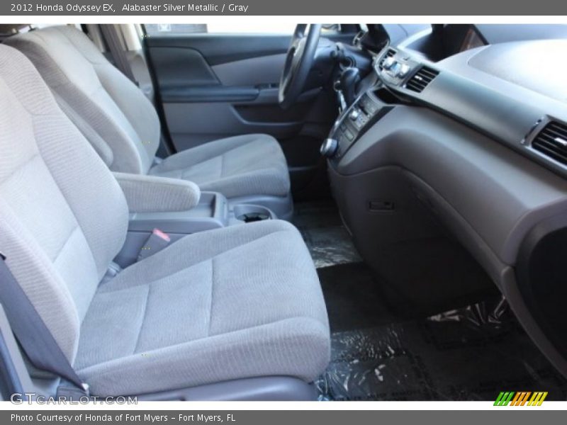 Alabaster Silver Metallic / Gray 2012 Honda Odyssey EX