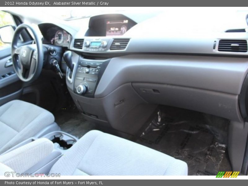 Alabaster Silver Metallic / Gray 2012 Honda Odyssey EX