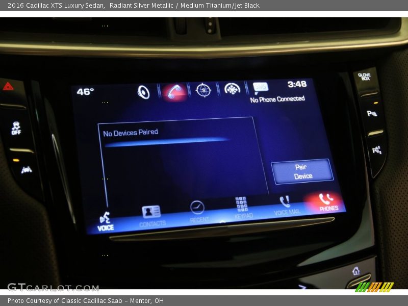 Radiant Silver Metallic / Medium Titanium/Jet Black 2016 Cadillac XTS Luxury Sedan