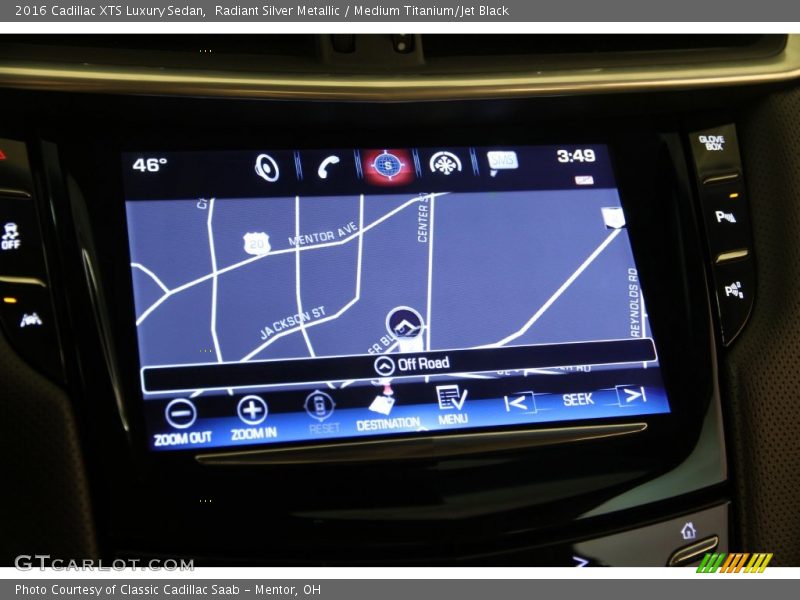 Radiant Silver Metallic / Medium Titanium/Jet Black 2016 Cadillac XTS Luxury Sedan