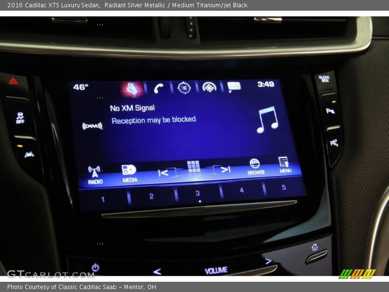 Radiant Silver Metallic / Medium Titanium/Jet Black 2016 Cadillac XTS Luxury Sedan