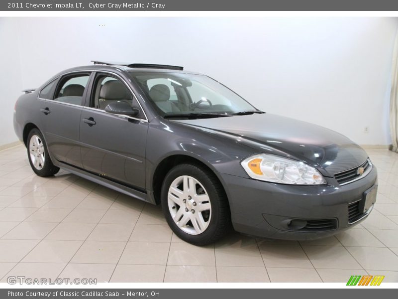Cyber Gray Metallic / Gray 2011 Chevrolet Impala LT