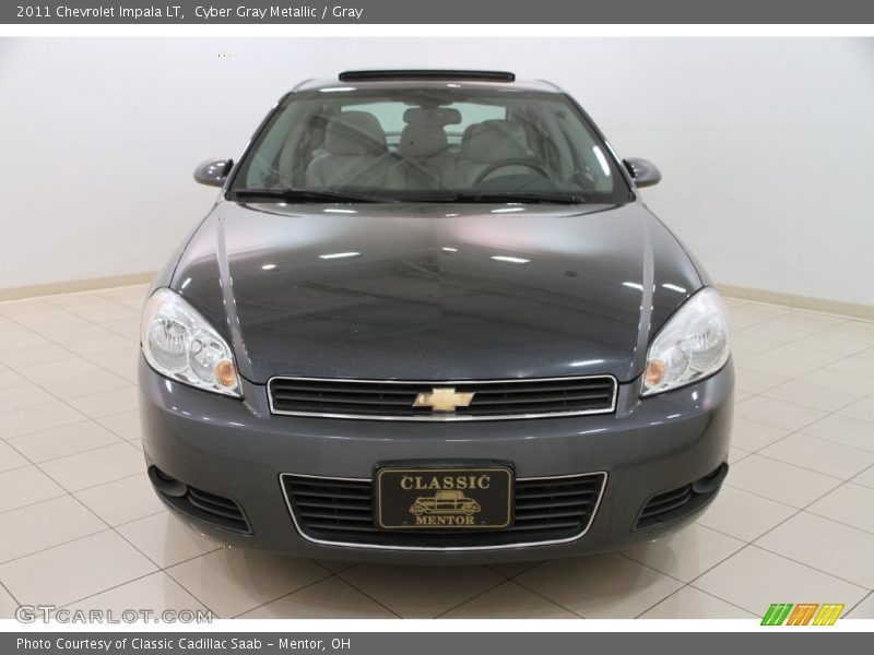 Cyber Gray Metallic / Gray 2011 Chevrolet Impala LT