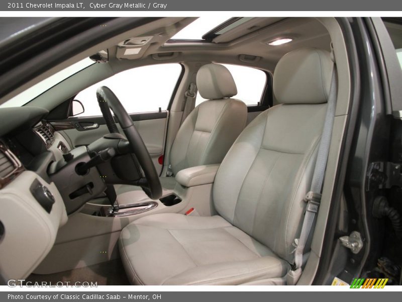 Cyber Gray Metallic / Gray 2011 Chevrolet Impala LT