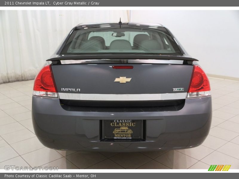 Cyber Gray Metallic / Gray 2011 Chevrolet Impala LT