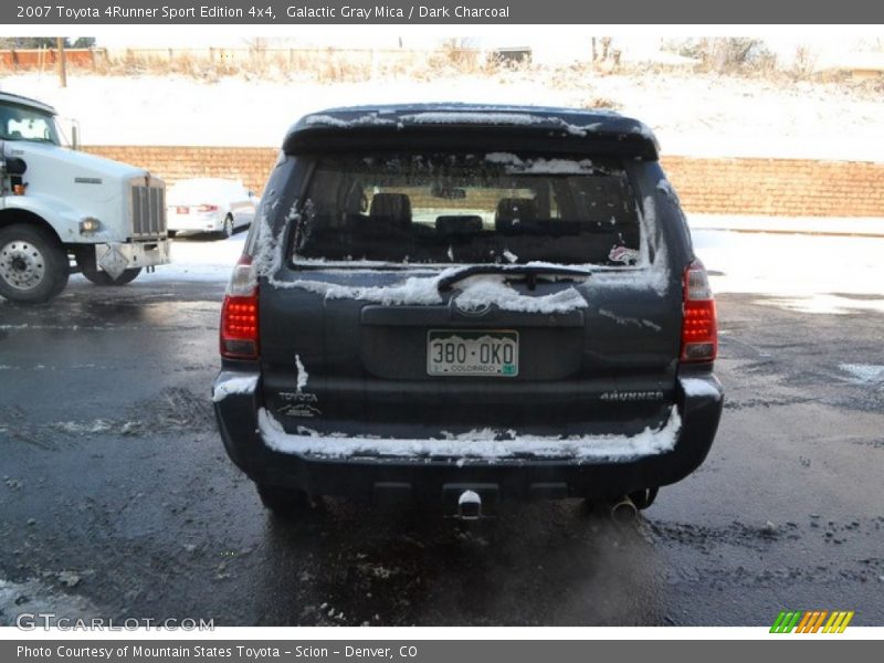 Galactic Gray Mica / Dark Charcoal 2007 Toyota 4Runner Sport Edition 4x4