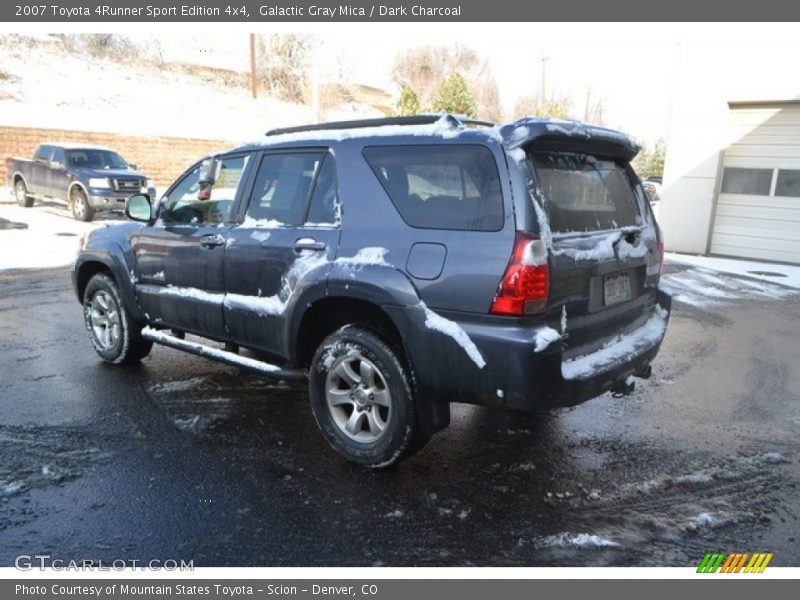 Galactic Gray Mica / Dark Charcoal 2007 Toyota 4Runner Sport Edition 4x4