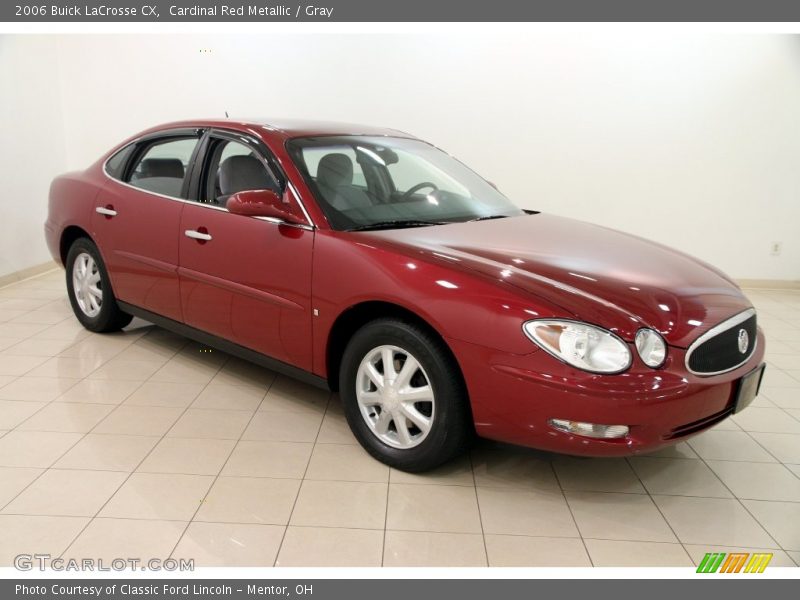 Cardinal Red Metallic / Gray 2006 Buick LaCrosse CX
