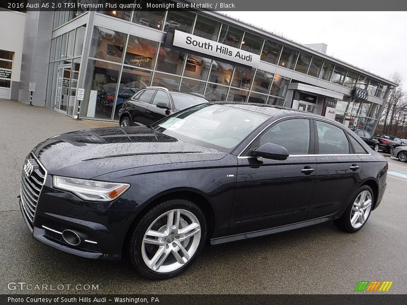 Moonlight Blue Metallic / Black 2016 Audi A6 2.0 TFSI Premium Plus quattro