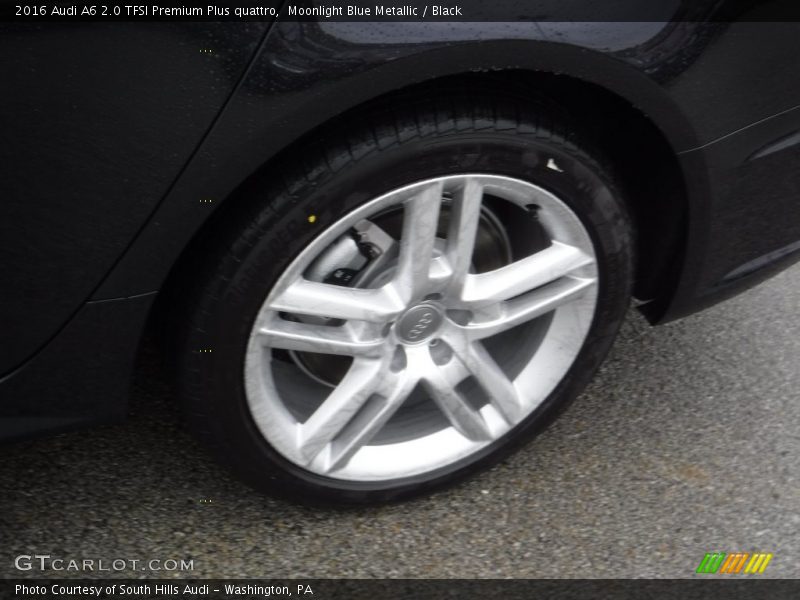 Moonlight Blue Metallic / Black 2016 Audi A6 2.0 TFSI Premium Plus quattro
