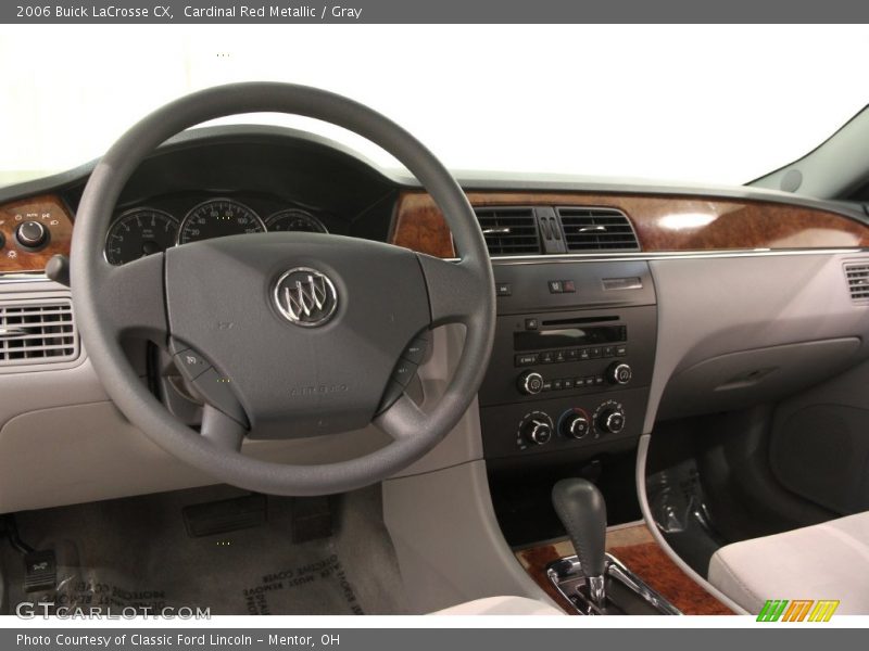 Cardinal Red Metallic / Gray 2006 Buick LaCrosse CX