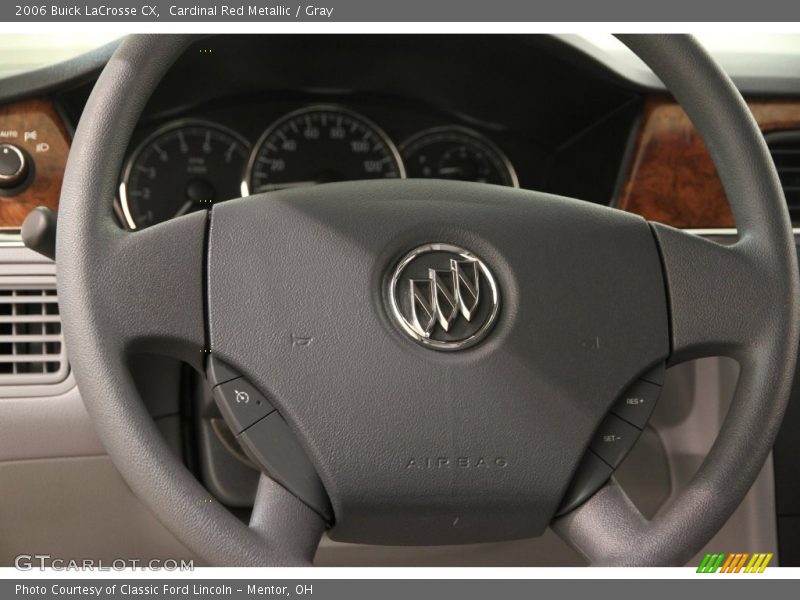 Cardinal Red Metallic / Gray 2006 Buick LaCrosse CX