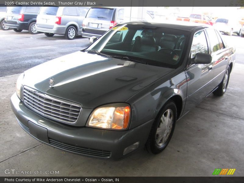 Thunder Gray / Black 2005 Cadillac DeVille Sedan