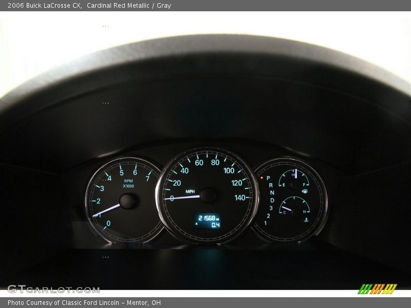 Cardinal Red Metallic / Gray 2006 Buick LaCrosse CX