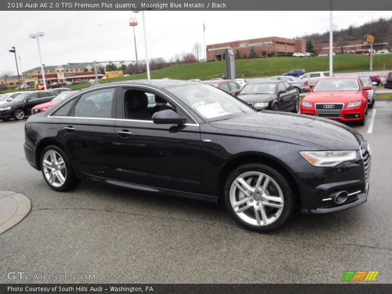 Moonlight Blue Metallic / Black 2016 Audi A6 2.0 TFSI Premium Plus quattro