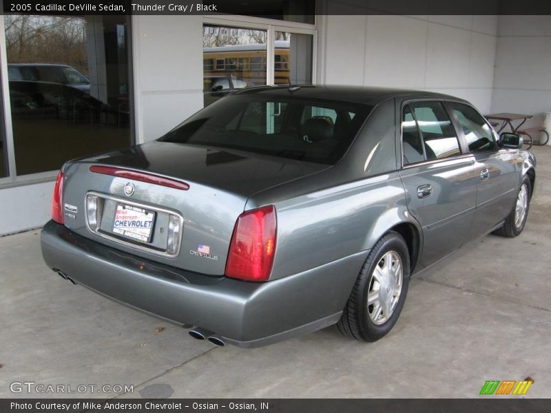 Thunder Gray / Black 2005 Cadillac DeVille Sedan