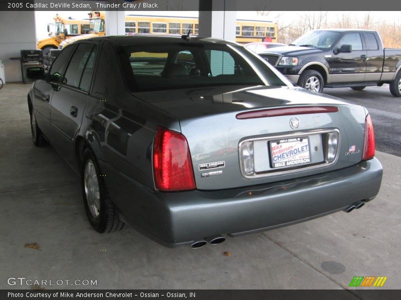 Thunder Gray / Black 2005 Cadillac DeVille Sedan
