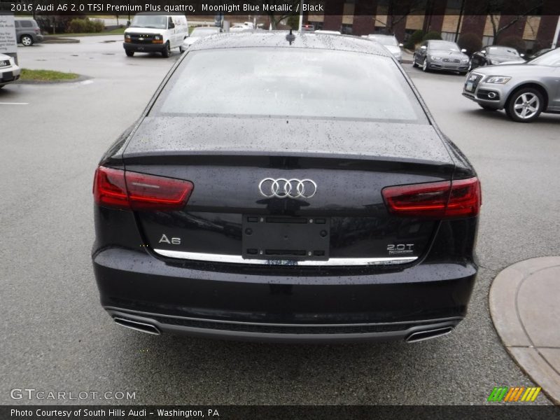 Moonlight Blue Metallic / Black 2016 Audi A6 2.0 TFSI Premium Plus quattro