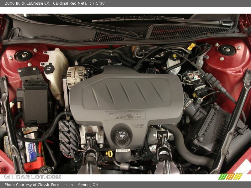Cardinal Red Metallic / Gray 2006 Buick LaCrosse CX