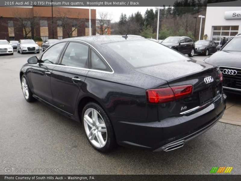Moonlight Blue Metallic / Black 2016 Audi A6 2.0 TFSI Premium Plus quattro