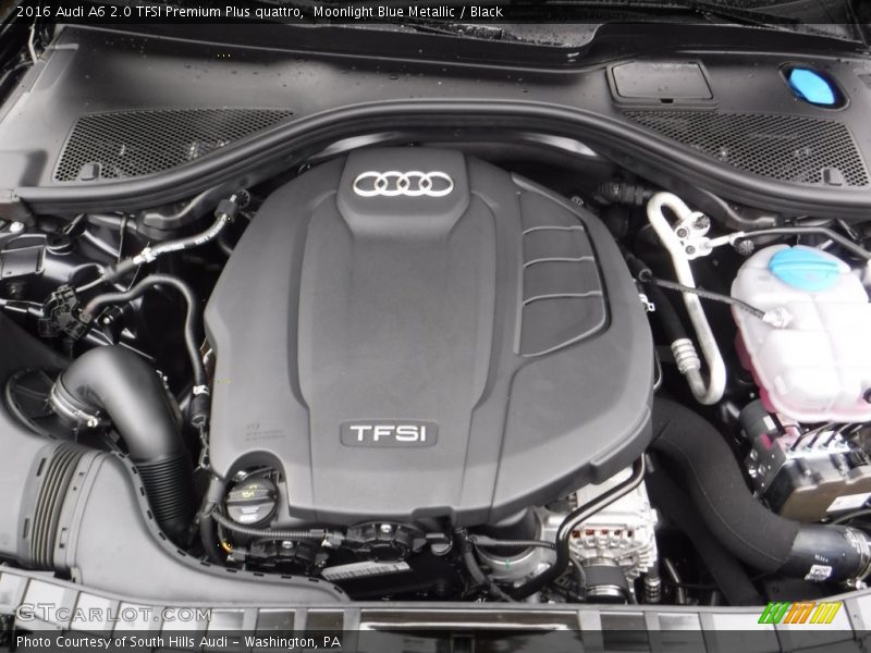 Moonlight Blue Metallic / Black 2016 Audi A6 2.0 TFSI Premium Plus quattro