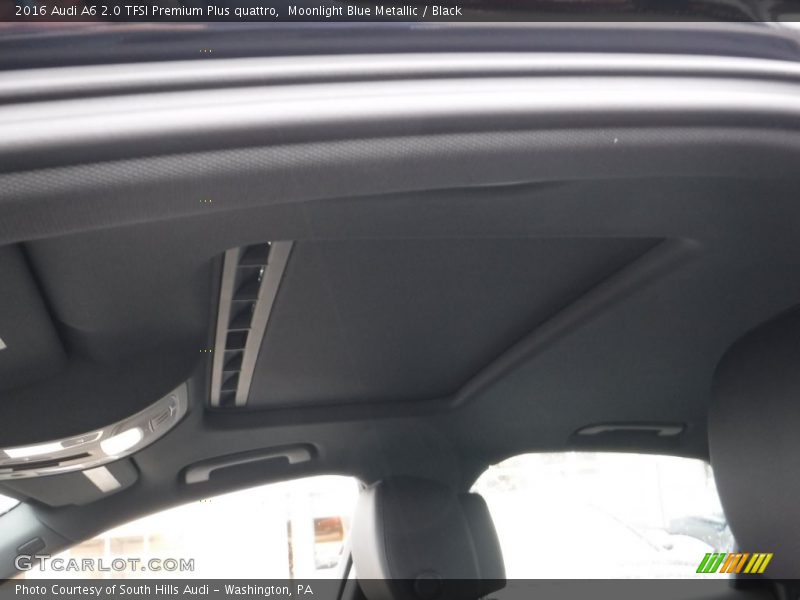 Moonlight Blue Metallic / Black 2016 Audi A6 2.0 TFSI Premium Plus quattro