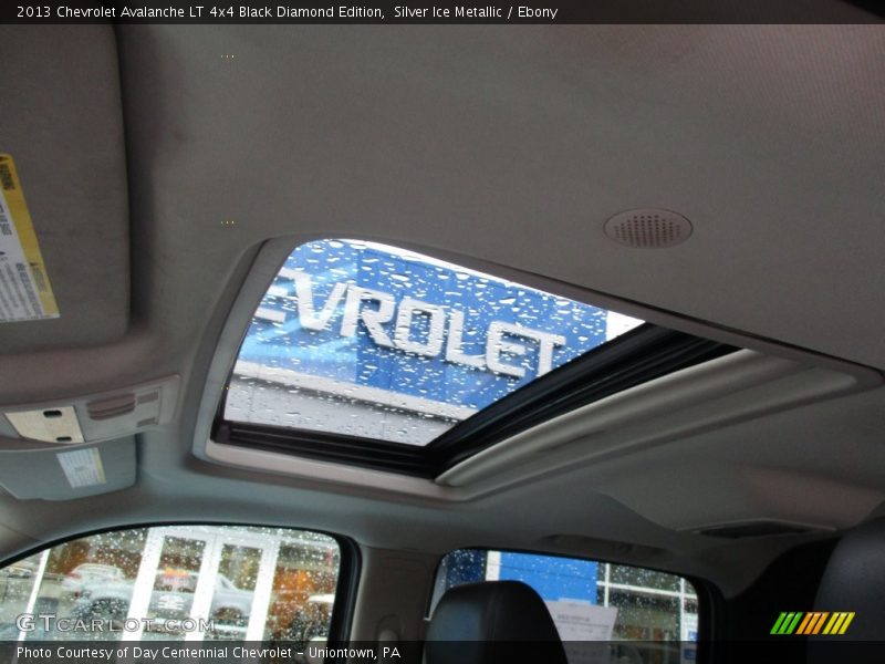 Silver Ice Metallic / Ebony 2013 Chevrolet Avalanche LT 4x4 Black Diamond Edition