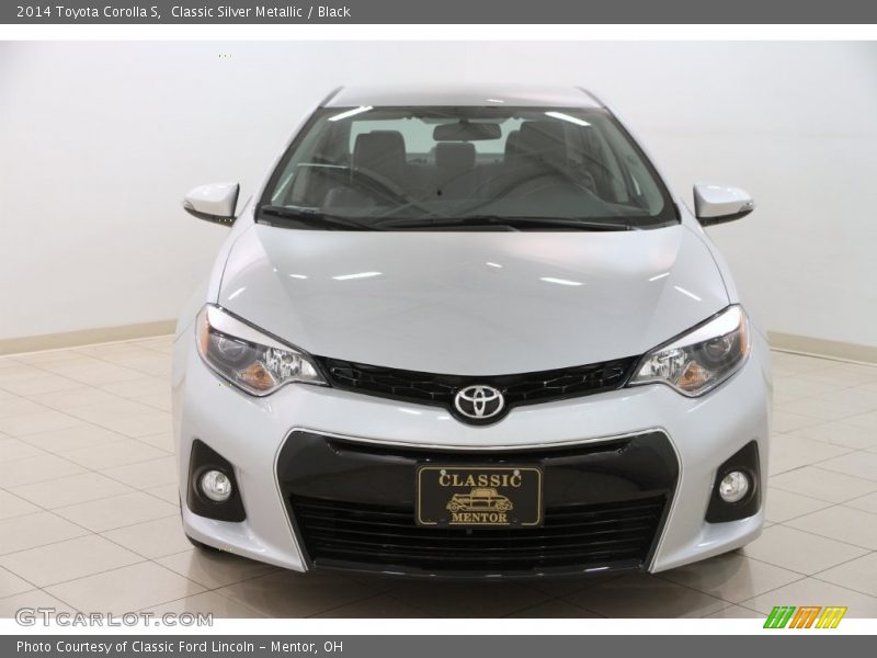 Classic Silver Metallic / Black 2014 Toyota Corolla S
