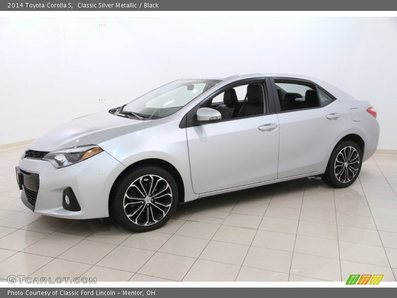 Classic Silver Metallic / Black 2014 Toyota Corolla S