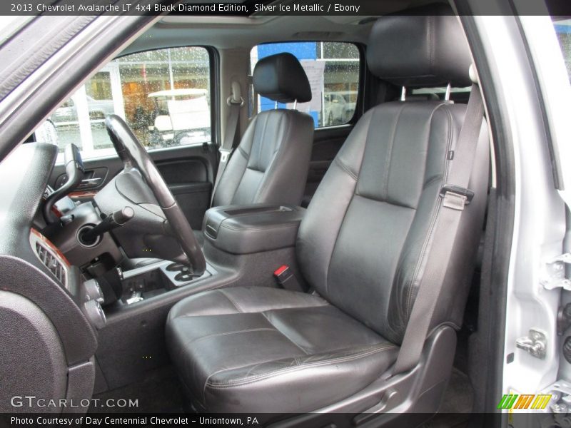 Silver Ice Metallic / Ebony 2013 Chevrolet Avalanche LT 4x4 Black Diamond Edition