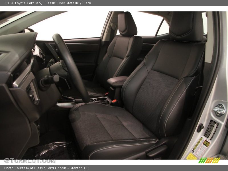 Classic Silver Metallic / Black 2014 Toyota Corolla S