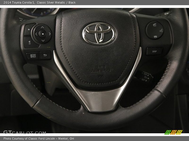 Classic Silver Metallic / Black 2014 Toyota Corolla S