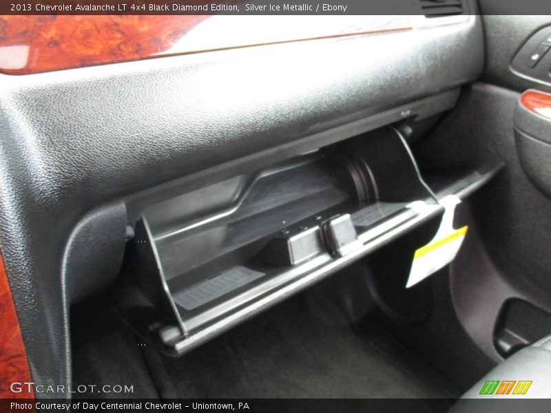 Silver Ice Metallic / Ebony 2013 Chevrolet Avalanche LT 4x4 Black Diamond Edition