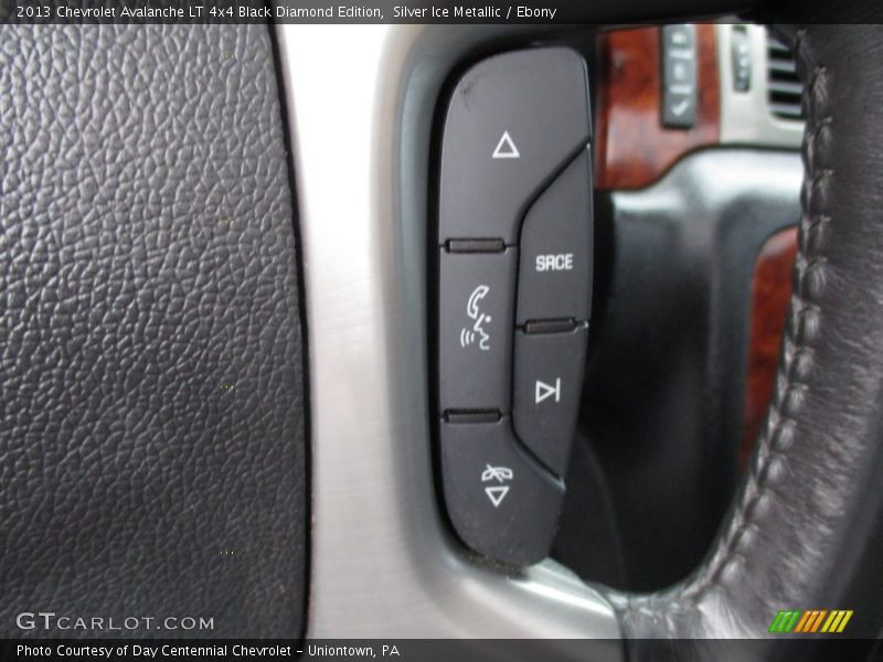 Silver Ice Metallic / Ebony 2013 Chevrolet Avalanche LT 4x4 Black Diamond Edition