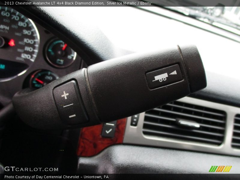 Silver Ice Metallic / Ebony 2013 Chevrolet Avalanche LT 4x4 Black Diamond Edition
