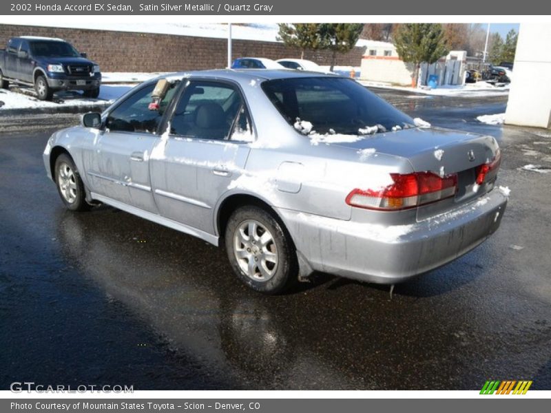 Satin Silver Metallic / Quartz Gray 2002 Honda Accord EX Sedan
