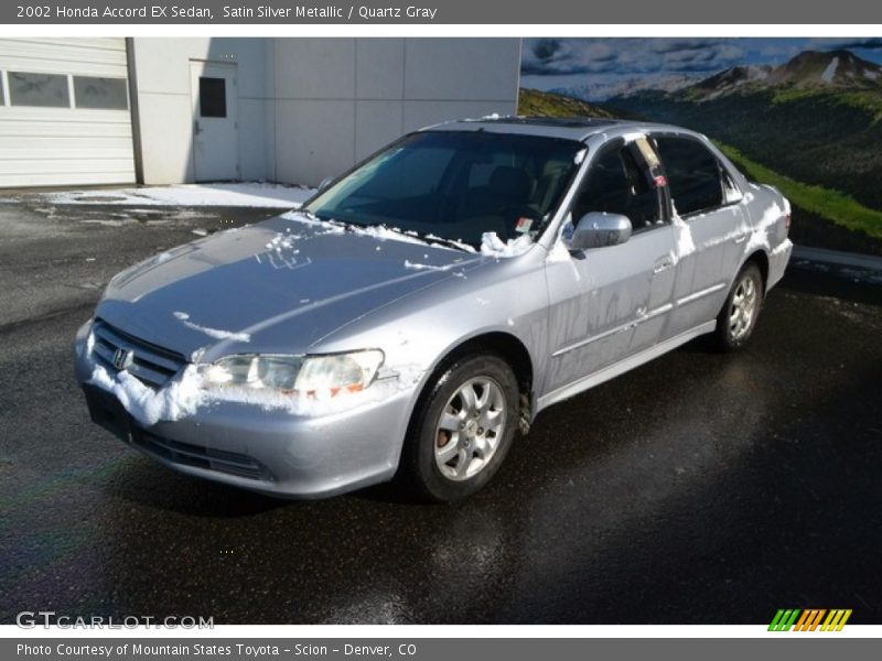 Satin Silver Metallic / Quartz Gray 2002 Honda Accord EX Sedan