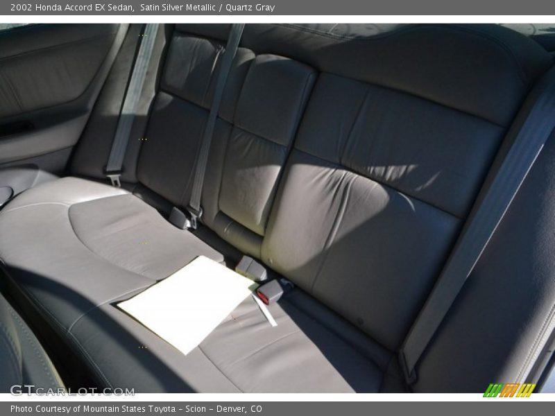 Satin Silver Metallic / Quartz Gray 2002 Honda Accord EX Sedan