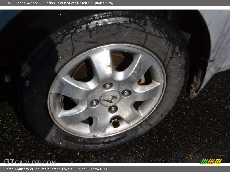Satin Silver Metallic / Quartz Gray 2002 Honda Accord EX Sedan