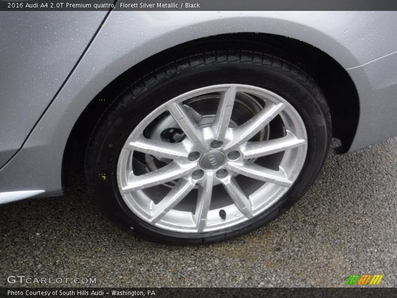 Florett Silver Metallic / Black 2016 Audi A4 2.0T Premium quattro