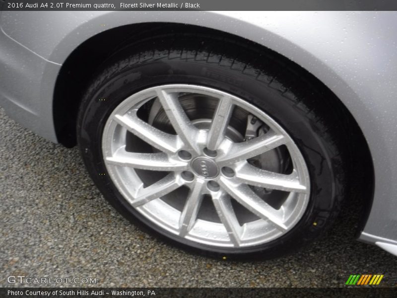 Florett Silver Metallic / Black 2016 Audi A4 2.0T Premium quattro