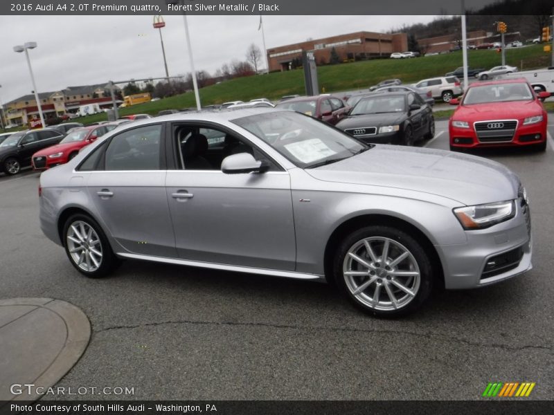 Florett Silver Metallic / Black 2016 Audi A4 2.0T Premium quattro