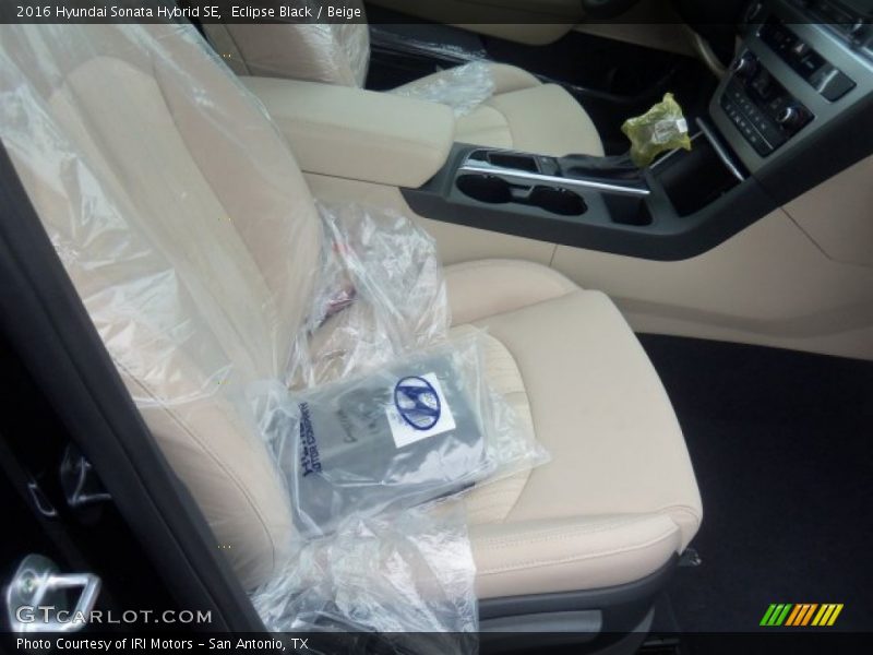 Eclipse Black / Beige 2016 Hyundai Sonata Hybrid SE